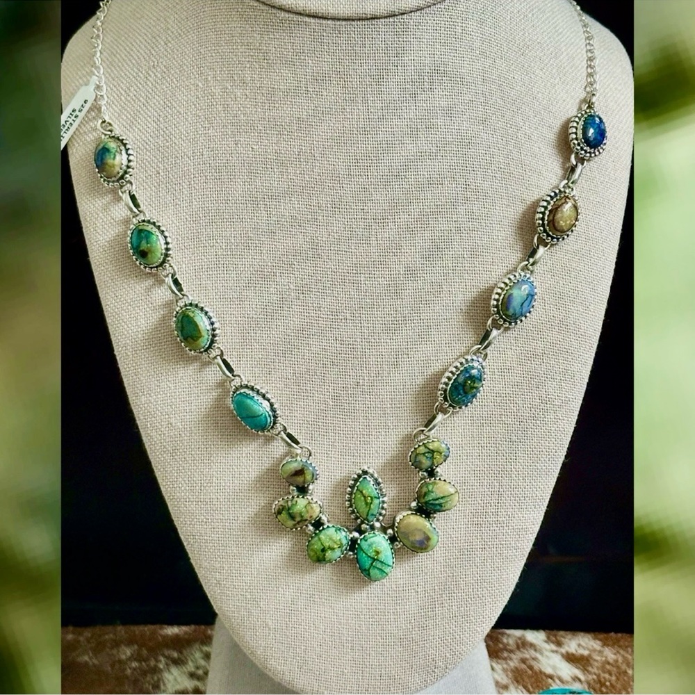 Spiderweb Opal Aurora Statement 37g Southwestern … - image 1